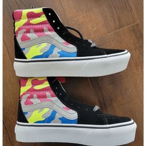 Vans sk8-hi platform 2 after dark women size 5.5